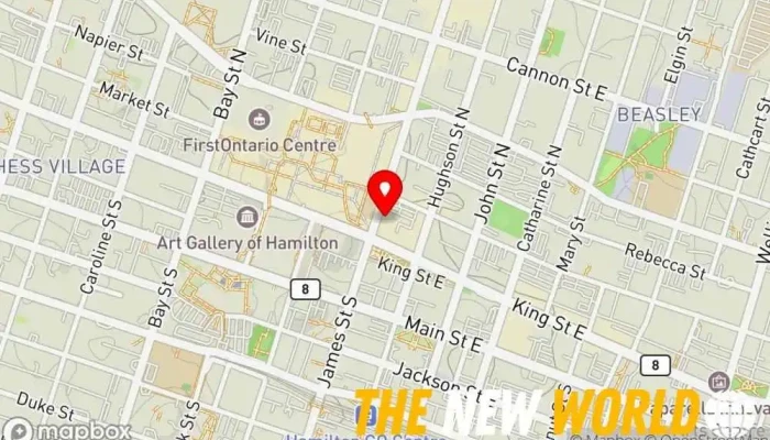 map of Dillon Consulting Limited Engineering consultant in Hamilton