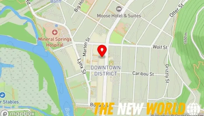 map of Discover Banff Tours Sightseeing tour agency, Tour agency, Tour operator in Banff