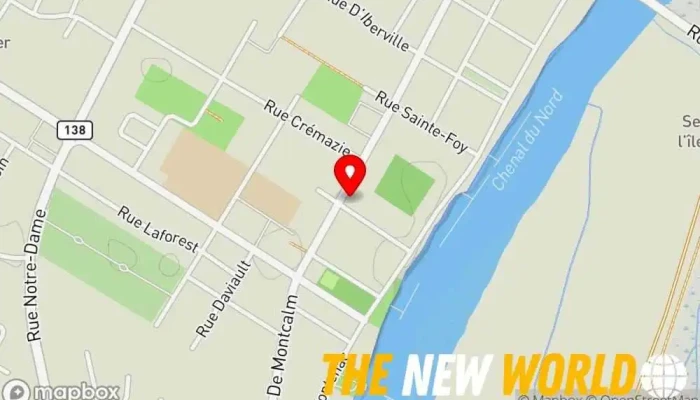 map of Doucet Paquin / GCL • Notaires Notary public in Berthierville