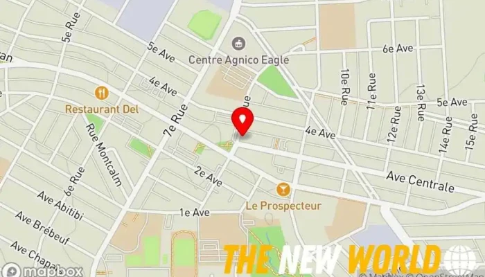 map of Dugré Laberge & Associés Business management consultant in Val-d'Or