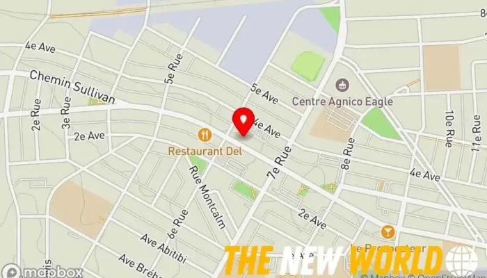 map of DWB Consultants Engineer in Val-d'Or