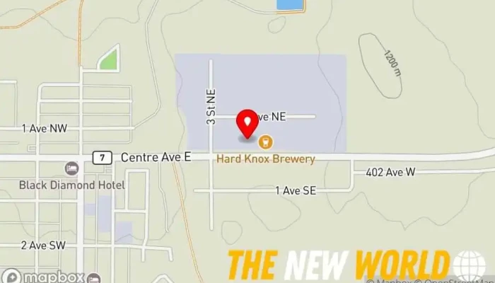 map of Eastern Slopes Veterinary Services Veterinarian in Diamond Valley