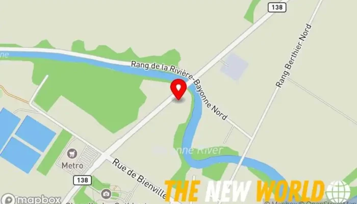 map of EBI Centre du camion Inc. - Centre de services TruckPro Truck repair shop in Berthierville