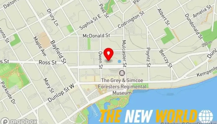 map of ECC VISA (BARRIE) Consultant in Barrie