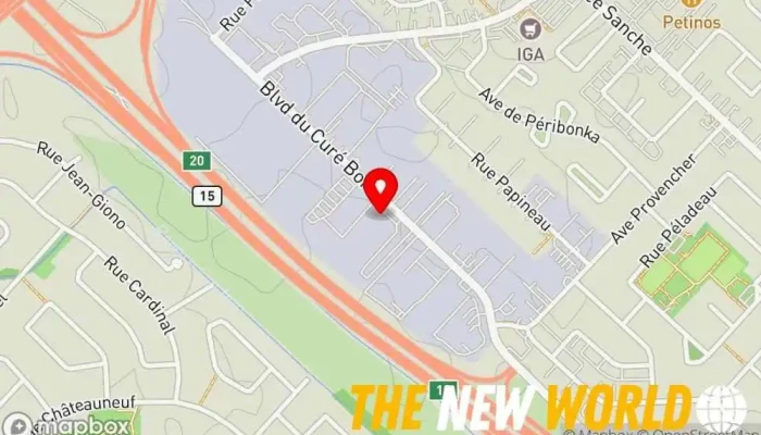 map of eConnect City Agency Website designer, Advertising agency, Media consultant in Boisbriand