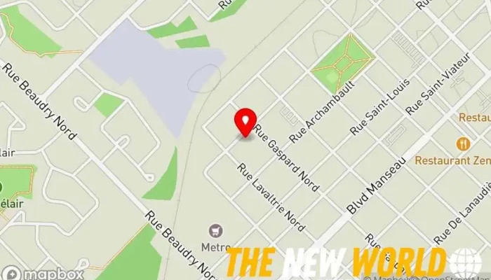 map of Englobe Corp Engineering consultant in Joliette