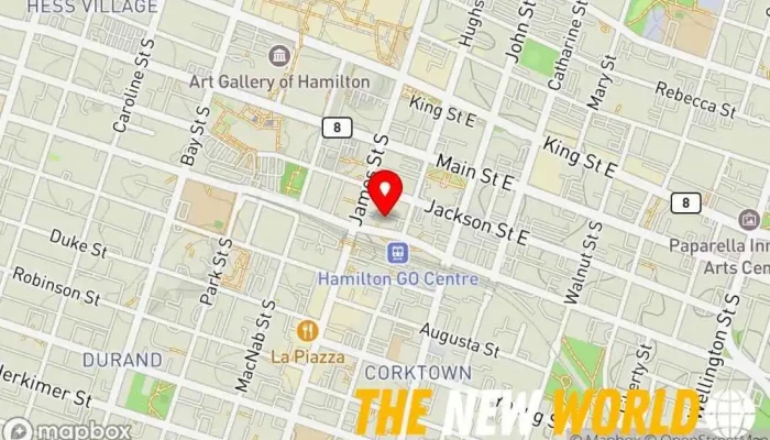 map of EVOLVING-CONSULTING Software company in Hamilton