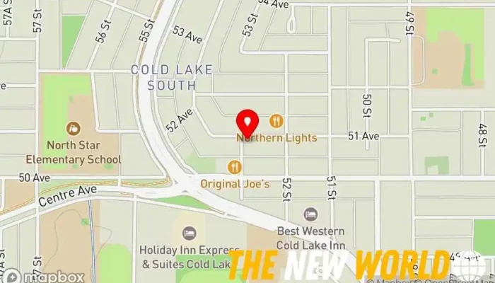 map of Farm & Business Tax Solutions Inc Bookkeeping service in Cold Lake