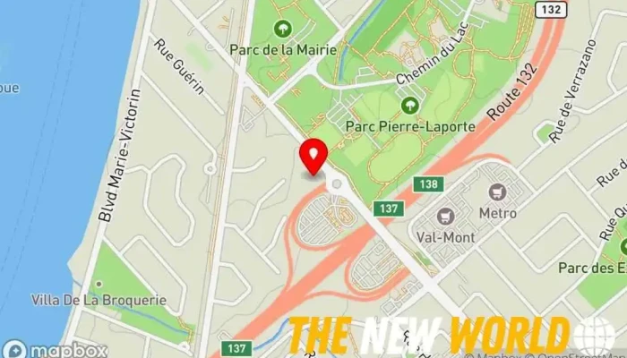 map of Faucher Daviault Certified public accountant in Boucherville