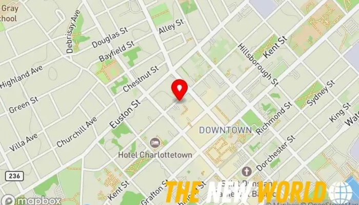 map of Financial Tower Business center, Financial planner in Charlottetown