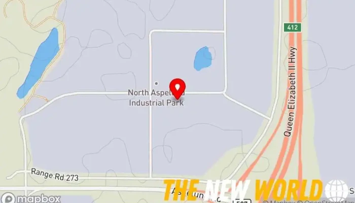 map of Force Copps Piling Inc. Construction company in Blackfalds