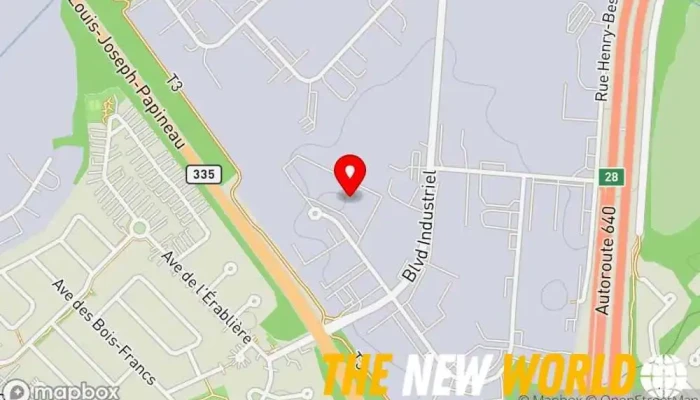 map of Future International Diversified International trade consultant in Bois-des-Filion