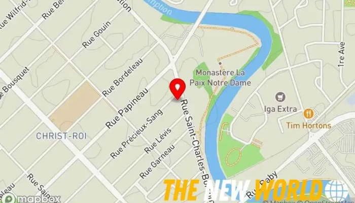 map of Gendron Houle Perreault CPA Inc. Bookkeeping service in Joliette