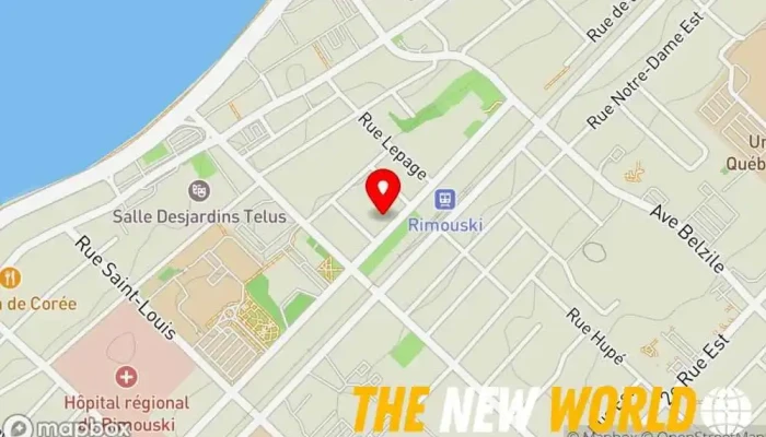 map of Gesten Entreprises Accountant in Rimouski