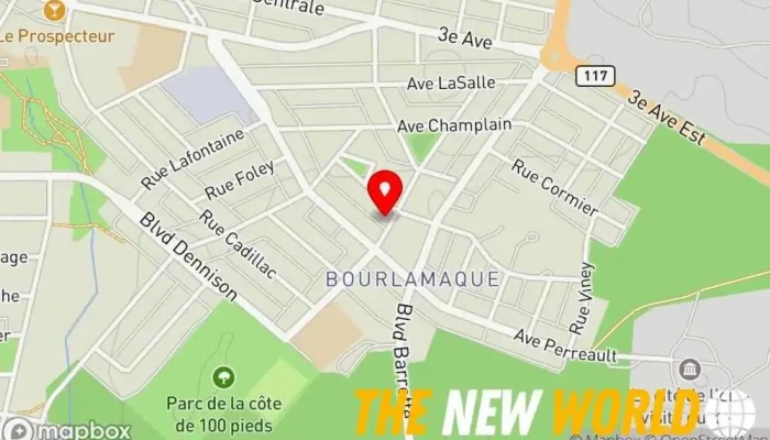 map of Gestion Et Comptabilite Daniel Tax preparation service in Val-d'Or