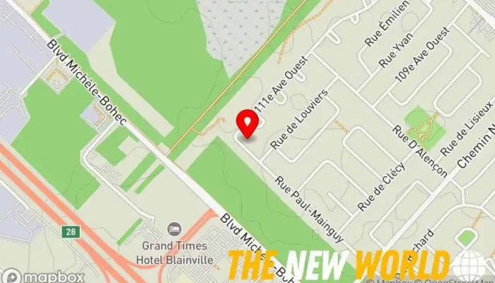 map of Glink security Computer security service in Blainville