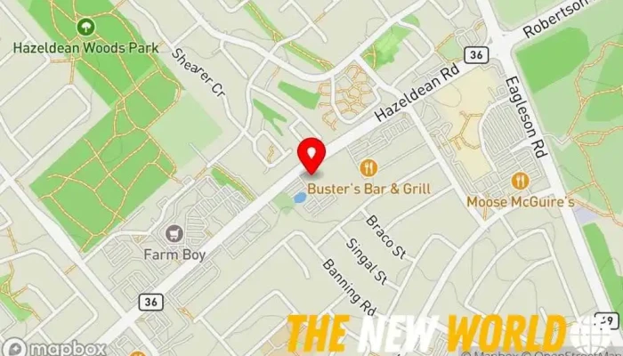 map of GridWay Computing Corporation Computer support and services, Computer security service, Data recovery service, Information services in Kanata