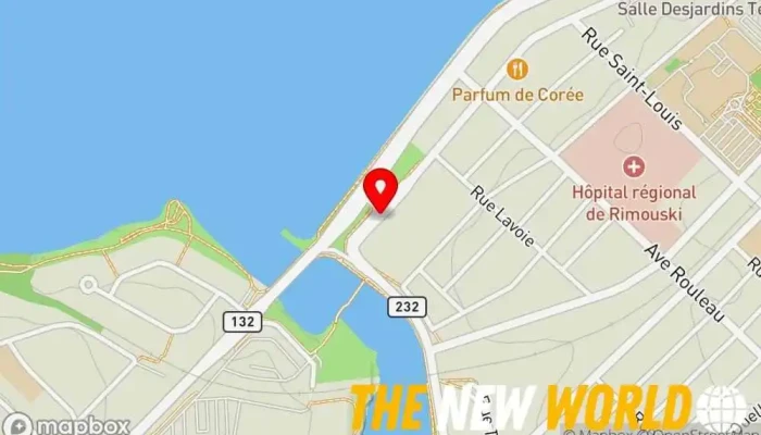 map of Groupe AIM Inc. Environmental consultant, Environmental protection organization in Rimouski