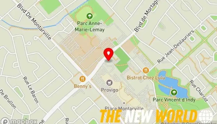 map of Groupe Conseil SD Financial consultant in Boucherville