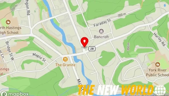 map of Hannah Lithographers Inc Print shop, Graphic designer, Photographer, Web hosting company, Website designer, Wedding photographer in Bancroft