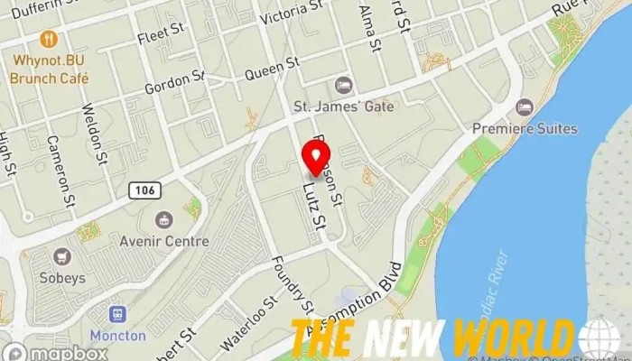 map of Homesol Building Solution Inc. Building consultant, Energy advisory service in Moncton