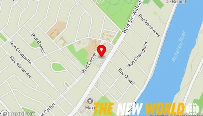 map of H&R Block Tax preparation service, Tax consultant, Tax preparation in Beloeil
