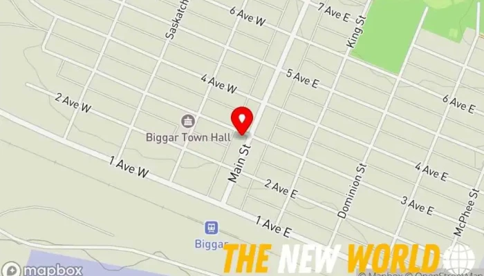 map of H&R Block Tax preparation service, Tax consultant, Tax preparation in Biggar