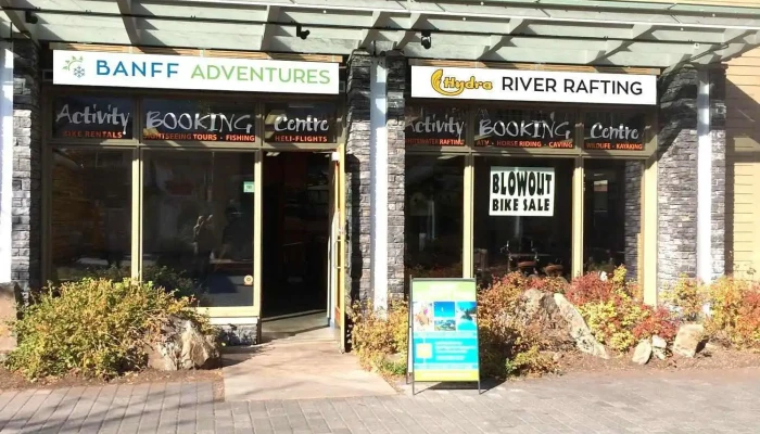 Hydra River Guides -    Booking Office Exterior - Banff