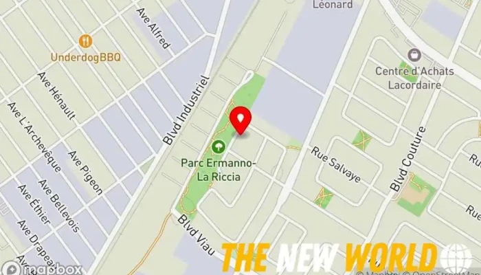 map of Informations Consultants Services Inc. (ICS) Software company in Saint-Leonard
