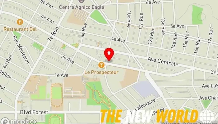 map of InnovExplo Consultant, Mining company in Val-d'Or