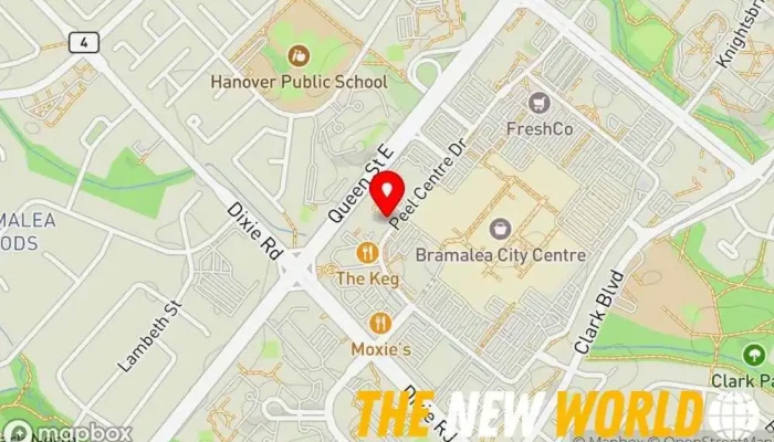 map of INSTACAN IMMIGRATION Immigration & naturalization service in Brampton