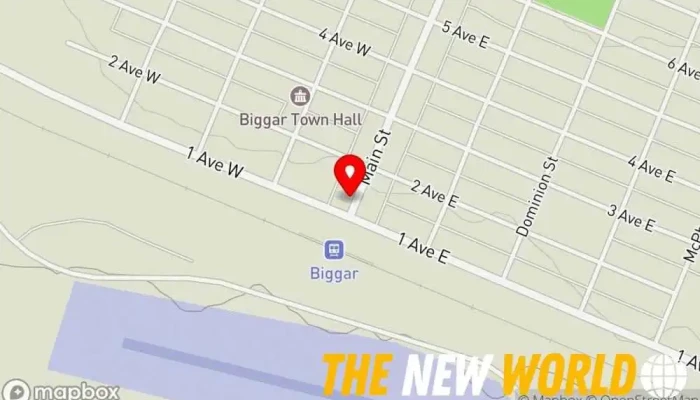 map of Integra Tire and Auto Centre Tire shop, Auto repair shop, Wheel alignment service in Biggar