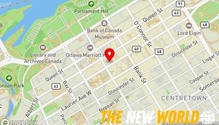 map of Iversoft Software company, Graphic designer, Website designer in Ottawa