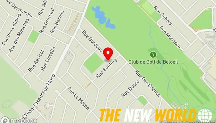 map of Jobox Media Website designer, Digital printing service, Graphic designer, Internet marketing service, Marketing agency, Marketing consultant, Web hosting company in Beloeil