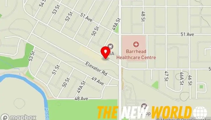 map of J's Place Powersports vehicle dealer, ATV repair shop, Auto electrical service, Car accessories store, Car alarm supplier, Internet service provider, Motorsports store, Satellite communication service, Sign shop, Truck accessories store in Barrhead