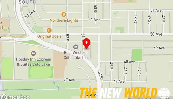 map of KAFT Professional Corporation (Chartered Professional Accountants) Certified public accountant in Cold Lake