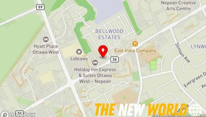 map of L Zinman & Company Licensed Public Accountants Accountant in Nepean