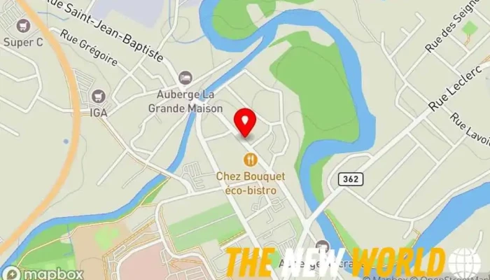map of La p'tite Franquette Sandwich shop, Caterer, Deli in Baie-Saint-Paul
