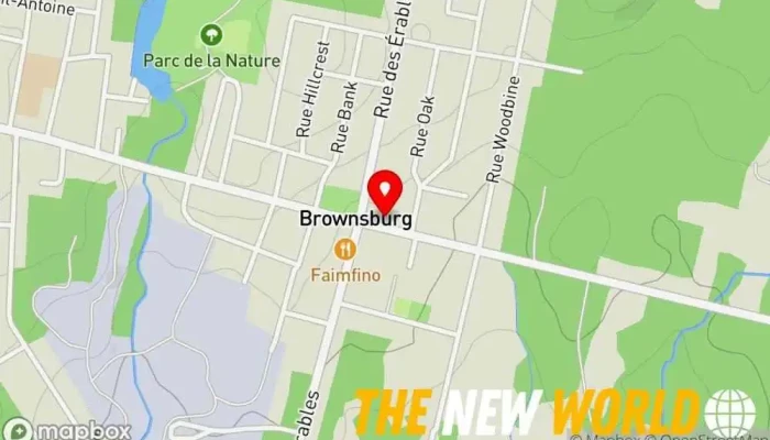map of Laboratoire Notreau Water testing service in Brownsburg