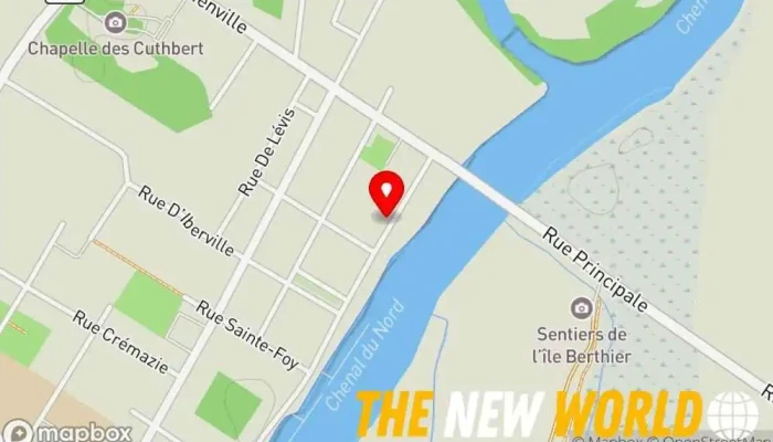 map of Laporte et Associés Notaires Inc. Notary public in Berthierville