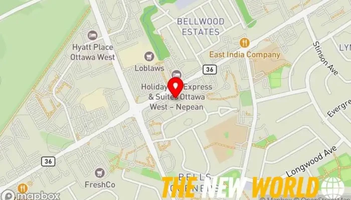 map of Ledgers (Ottawa West) Accountant, Bookkeeping service, Tax preparation, Tax preparation service in Nepean