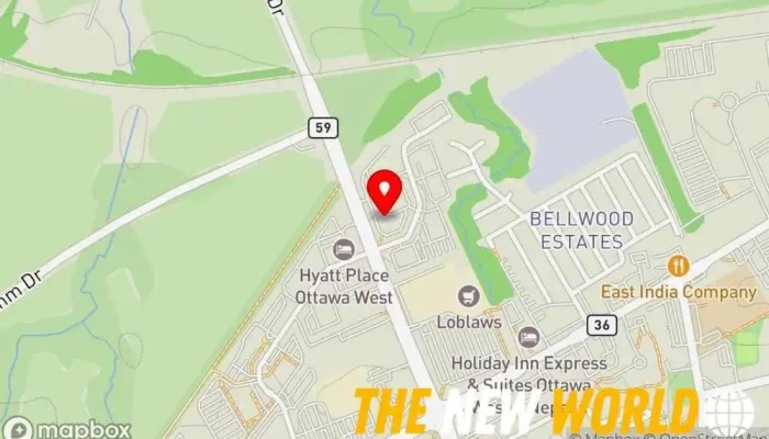 map of Lithwick Howard General practice attorney in Ottawa