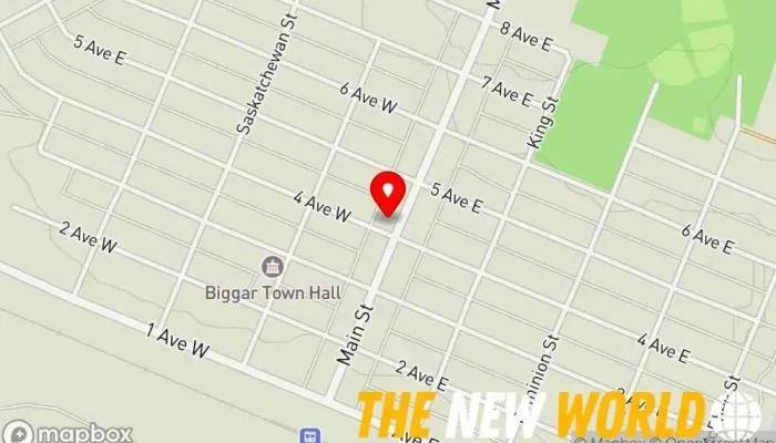 map of Lynda's Hair Design Hair salon in Biggar