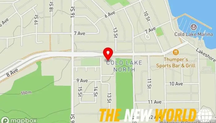 map of M B Consulting Services Bookkeeping service in Cold Lake