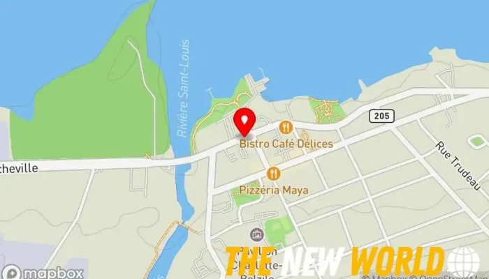 map of Manon Hebert Notary public in Beauharnois