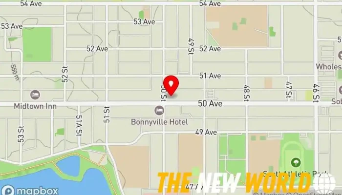 map of Manson Law General practice attorney in Bonnyville
