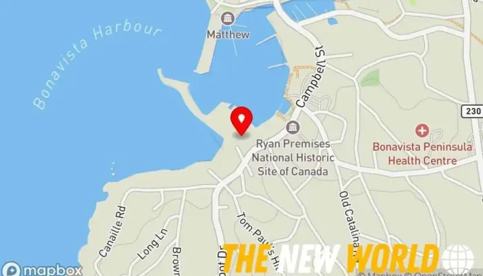 map of Marine Centre Shipbuilding and repair company in Bonavista