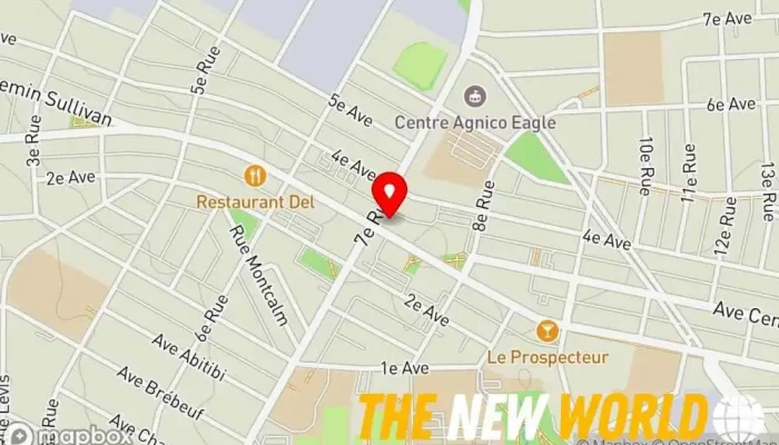 map of Mario Boucher - TD Financial Planner Financial planner, Financial consultant in Val-d'Or