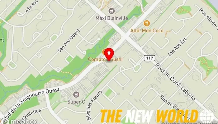 map of Mcbinformatique Computer repair service in Blainville