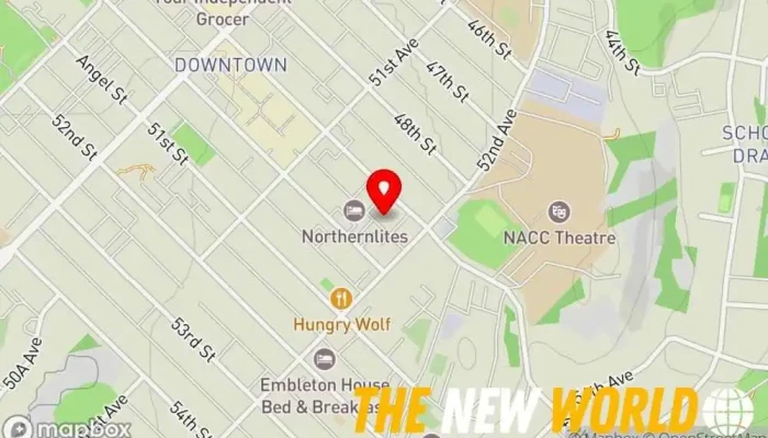 map of McNiven Law Office General practice attorney, Bankruptcy attorney in Yellowknife